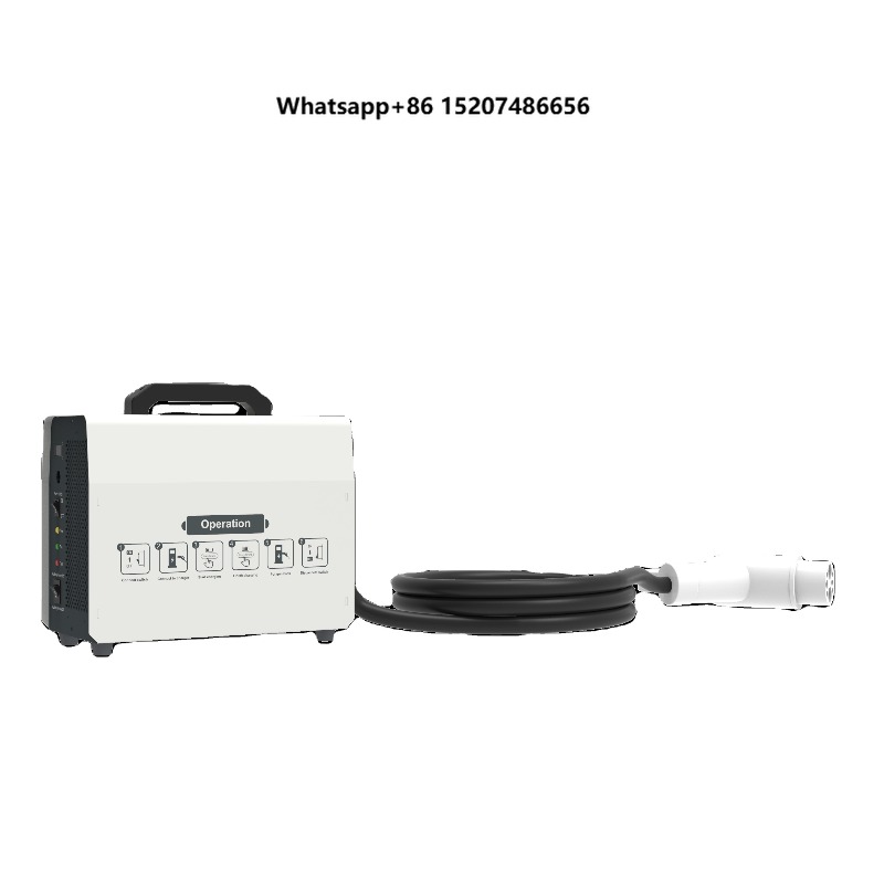 Portable Dc Fast Charger 20Kw Ccs2 - 20KW-40KW Taşınabilir Şarj İstasyonu Ticari GB/T