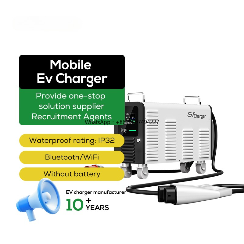 Portable Dc Fast Charger 20Kw Ccs2 - Ccs2 20Kw Taşınabilir E V Şarj