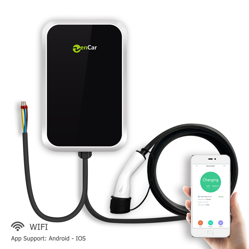 7kW 11kW AC EV Şarj İstasyonu  - 22Kw Wallbox Type 2 Ocpp Rfid incelemesi ve fiyatı