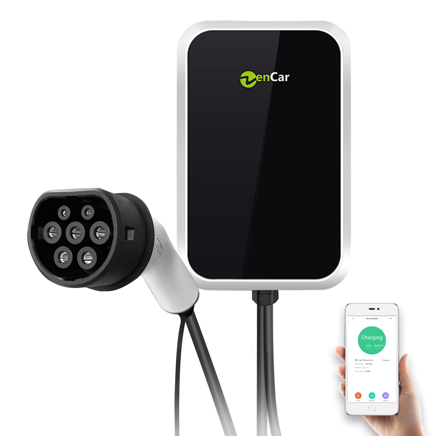 7kW 11kW AC EV Şarj İstasyonu  - 22Kw Wallbox Type 2 Ocpp Rfid incelemesi ve fiyatı