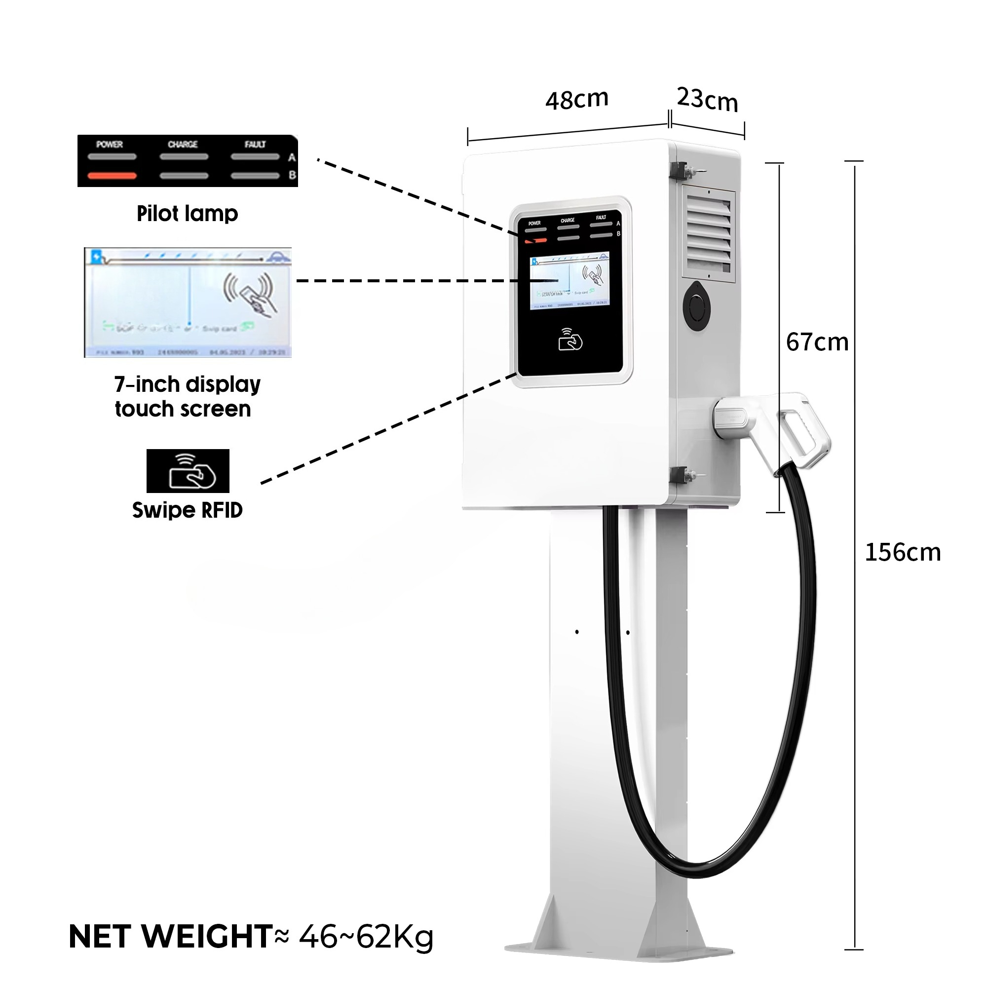 2026 Wallbox Ccs2 30kw Ticari  - Dc Fast Charger 30Kw Wallbox Commercial incelemesi ve fiyatı