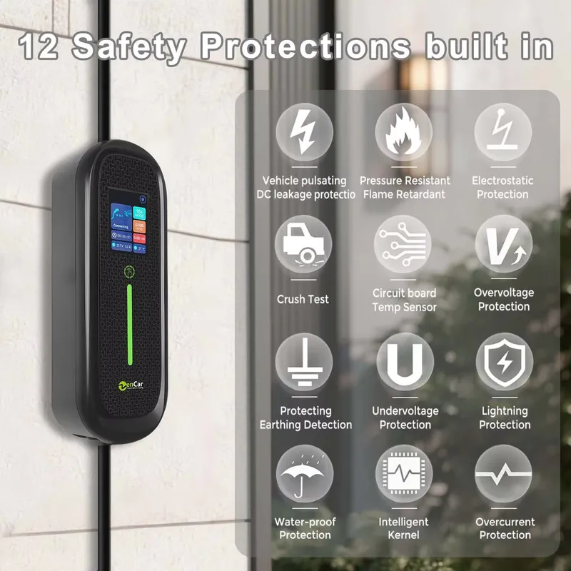 7kW 32A Tip 2 Taşınabilir EV Ş - Portable Ev Charger 32A Type 2 Cee Plug incelemesi ve fiyatı