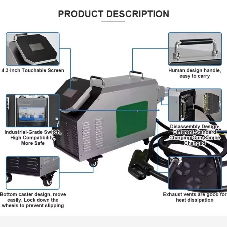 Evde Kullanım İçin Mobil DC EV - Portable Dc Fast Charger 20Kw Ccs2 incelemesi ve fiyatı