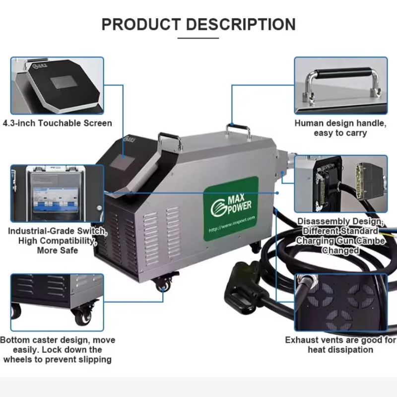 Evde Kullanım İçin Mobil DC EV - Portable Dc Fast Charger 20Kw Ccs2 incelemesi ve fiyatı