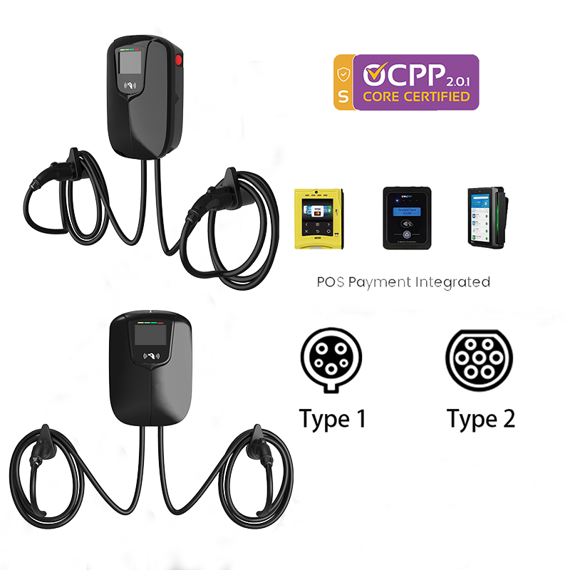 Ticari Çift Tabancalı AC EV Şa - 22Kw Wallbox Type 2 Ocpp Rfid incelemesi ve fiyatı